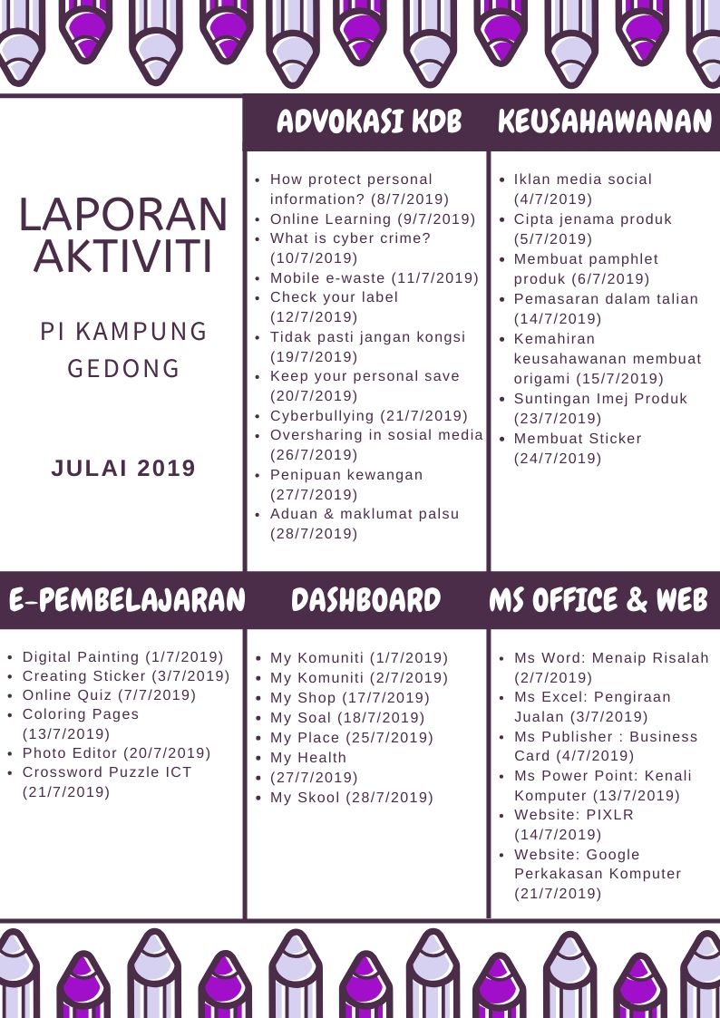 JADUAL AKTIVITI