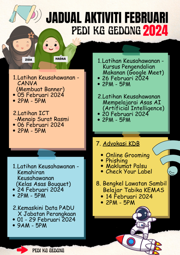 JADUAL AKTIVITI FEB 24