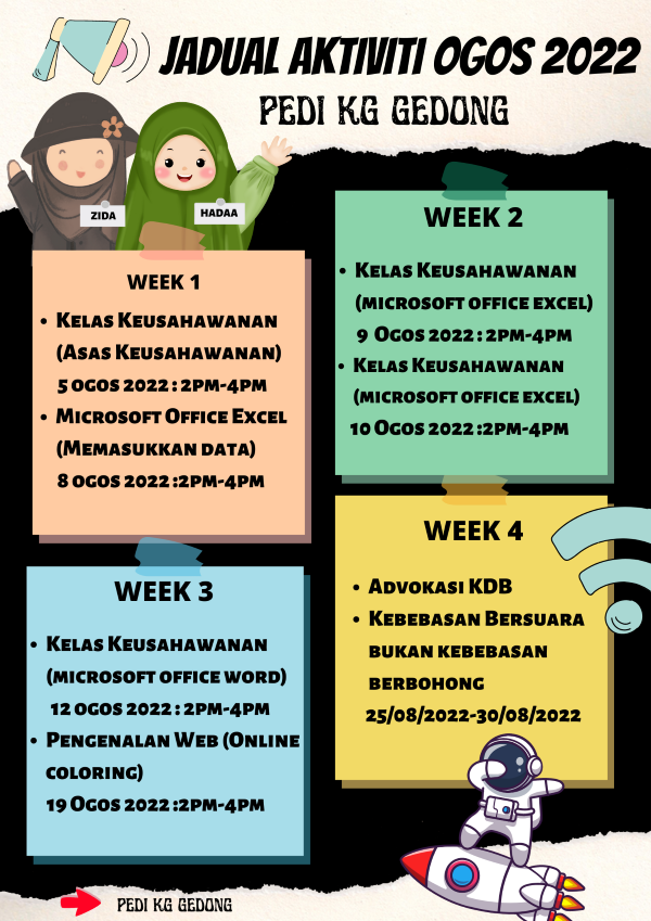 jadual ogos 2022